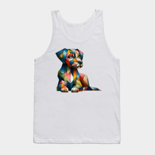 cubism puppy dog Tank Top